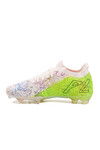 White Neon Green Sock Lace-Up Mens Cleats MK-252-153 M