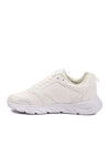 Beyaz Hafif Esnek Bağcıklı Cilt Unisex Spor Ayakkabı Epic G