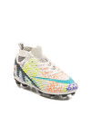 White Black Socked Boys Football Cleats Air 600 F