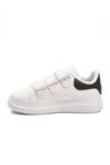 White Black Velcro Lightweight Boys Sports Shoes 2480-26K F