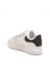 White Black Velcro Lightweight Boys Sports Shoes 2480-26K F