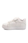 White Velcro Lightweight Flexible Unisex Kids Sports Shoes 2540-26K P