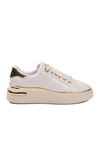 White Laced Lightweight Flexible Womens Sneaker Lady 028 Z
