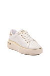 White Laced Lightweight Flexible Womens Sneaker Lady 028 Z