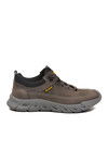 Gray Nubuck Genuine Leather Mens Casual Shoes 240003 M