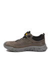 Gray Nubuck Genuine Leather Mens Casual Shoes 240003 M