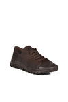 Brown Nubuck Genuine Leather Womens Casual Shoes 2413532K Z