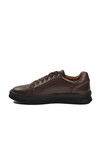 Brown Genuine Leather Mens Casual Shoes 2516 M