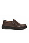 Brown Genuine Leather Mens Casual Shoes DSN 2030 M