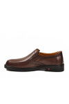 Brown Genuine Leather Mens Casual Shoes DSN 2036 M
