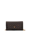 Brown Womens Shoulder Bag 23Y706-MN Clutch Wallet