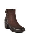 Brown Nubuck Genuine Leather Womens Boots 1779011K Z