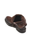 Brown Nubuck Genuine Leather Womens Boots 1852533K Z