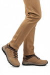 Sand Genuine Leather Non-Slip Water Repellent Mens Outdoor Shoes 2343 M