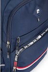 Navy Blue Unisex Backpack 07PCT18001-L