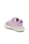 Lilac Patent Leather Glittery Velcro Light Flexible Girls Sports Shoes 2540-26K P