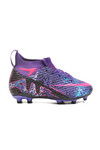 Purple Fuchsia Socked Boys Football Cleats Air 600 F