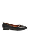 Black Skin Light Flexible Womens Ballerinas 312456 Z