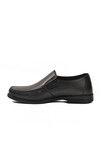 Black Genuine Leather Mens Casual Shoes 3607 M