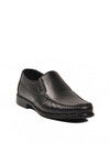 Black Genuine Leather Mens Casual Shoes 3607 M