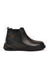 Black Floter Genuine Leather Mens Chelsea Boots 260042 M