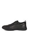 Black Floter Genuine Leather Mens Casual Shoes 260081 M