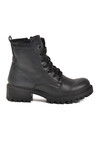 Black Floater Polar Fleece Non-Slip Sole Womens Boots 23008 Z