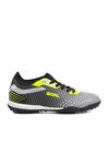 Siyah-Gri-Neon Sarı  Unisex Halı Saha Ayakkabısı 1011 Halısaha G