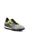 Siyah-Gri-Neon Sarı  Unisex Halı Saha Ayakkabısı 1011 Halısaha G