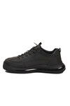 Black Genuine Leather Mens Casual Shoes 24K500-1 M