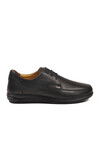 Black Genuine Leather Gel Sole Anatomic Mens Casual Shoes 473 M