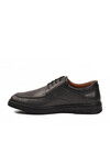 Black Genuine Leather Mens Casual Shoes DSN 2032 M