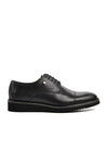 Black Genuine Leather Mens Classic Shoes 2928 M