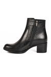 Black Genuine Leather Womens Boots 1779011K Z