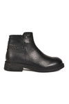 Black Genuine Leather Womens Boots 2551022K Z