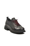 Black Genuine Leather Womens Casual Shoes 2553801K Z