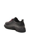 Black Genuine Leather Womens Casual Shoes 2553801K Z