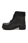 Black Polar Fleece Non-Slip Womens Boots Marc 4030 Z