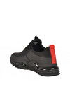 حذاء رياضي رجالي خفيف الوزن ومرن برباط باللون الأسود والأحمر، مقاس 836 م