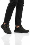 Black Nubuck Genuine Leather Mens Casual Shoes 240003 M