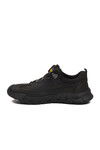 Black Nubuck Genuine Leather Mens Casual Shoes 240003 M