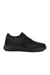 Black Nubuck Genuine Leather Rubber Laced Mens Casual Shoes 137 M