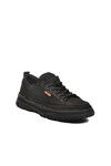 Black Nubuck Genuine Leather Mens Casual Shoes 260081 M