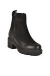 Black Nubuck Genuine Leather Womens Boots 2454601K Z