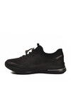Black Nubuck Rubber Laced Womens Casual Shoes 5004 Z