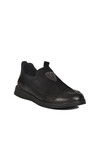 Black Nubuck Genuine Leather Womens Casual Shoes 2250906K Z