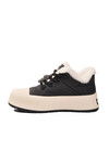 Black Laced Cold Resistant Womens Sneakers Chizy Z