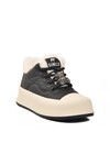 Black Laced Cold Resistant Womens Sneakers Chizy Z