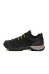 Black Yellow Genuine Leather Waterproof Mens Outdoor Shoes Solo M