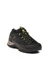 Black Yellow Genuine Leather Waterproof Mens Outdoor Shoes Solo M